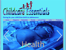 Tablet Screenshot of childcareessentials.co.za